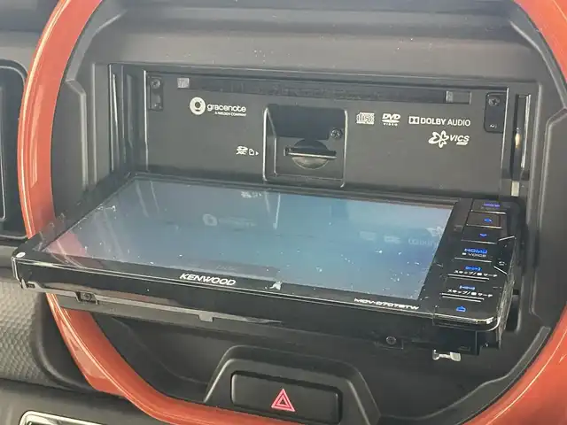 スズキ ハスラー HYBRID G 愛知県 2020(令2)年 2.4万km バーミリオンオレンジ/ガンメタリック2トーン 社外ナビ　シートヒーター　禁煙車　フルセグＴＶ　Ｂｌｕｅｔｏｏｔｈ　ＤＶＤ　デュアルカメラブレーキ　衝突軽減装置　車線逸脱　パーキングセンサー　ＥＴＣ　プッシュスタート　純正フロアマット　ドアバイザー