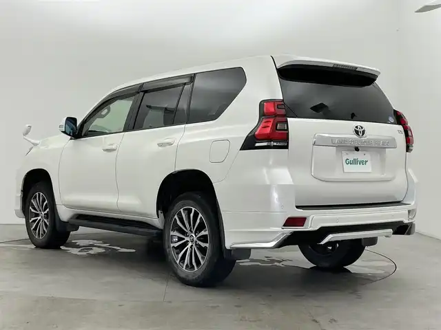 トヨタ ランドクルーザー プラド TX Lパッケージ 富山県 2019(平31)年 4.3万km パール 4WD/モデリスタエアロ/社外ディスプレイオーディオ（CD/DVD/BT）/バックカメラ/黒革シート/レーダークルーズコントロール/衝突被害軽減ブレーキ/クリアランスソナー/レーンキープアシスト/前席パワーシート/前席シートヒーター/エアシート/LEDヘッドライト/オートライト/ラゲッジマット/プッシュスタート/純正フロアマット