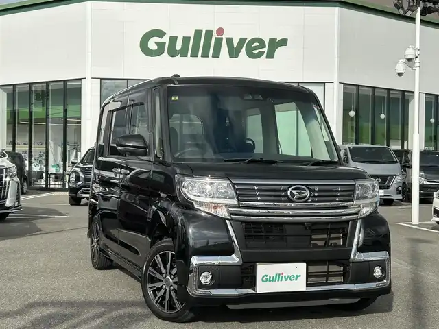 ダイハツ タント カスタムX トップED LTD SAⅢ 長崎県 2018(平30)年 7.1万km ブラックマイカメタリック 純正ナビ（AM/FM/TV/BT/DVD/SD)/全方位カメラ/ドラレコ前方/純正フロアマット/純正アルミ/両側パワースライドドア/アイドリングストップ/スペアキー/オートライト/シートヒーターD席