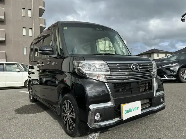 ダイハツ タント カスタムX トップED LTD SAⅢ 長崎県 2018(平30)年 7.1万km ブラックマイカメタリック 純正ナビ（AM/FM/TV/BT/DVD/SD)/全方位カメラ/ドラレコ前方/純正フロアマット/純正アルミ/両側パワースライドドア/アイドリングストップ/スペアキー/オートライト/シートヒーターD席