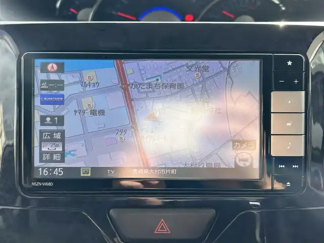 ダイハツ タント カスタムX トップED LTD SAⅢ 長崎県 2018(平30)年 7.1万km ブラックマイカメタリック 純正ナビ（AM/FM/TV/BT/DVD/SD)/全方位カメラ/ドラレコ前方/純正フロアマット/純正アルミ/両側パワースライドドア/アイドリングストップ/スペアキー/オートライト/シートヒーターD席