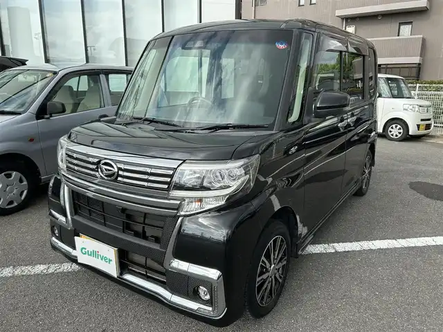 ダイハツ タント カスタムX トップED LTD SAⅢ 長崎県 2018(平30)年 7.1万km ブラックマイカメタリック 純正ナビ（AM/FM/TV/BT/DVD/SD)/全方位カメラ/ドラレコ前方/純正フロアマット/純正アルミ/両側パワースライドドア/アイドリングストップ/スペアキー/オートライト/シートヒーターD席