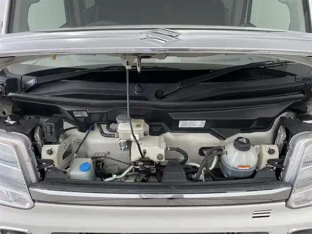 スズキ エブリィ ワゴン PZターボ スペシャル 大分県 2018(平30)年 8.1万km パールホワイト 衝突被害軽減ブレーキ/車線逸脱警報/社外SDナビ/（フルセグ/Blu-ray/CD/DVD/Bluetooth）/両側パワースライドドア/プッシュスタート/スマートキー/純正LEDヘッドライト/フォグランプ/オートライト/電格ミラー/ヘッドライトレベライザー/アイドリングストップ/横滑り防止装置/革巻きステアリング/純正ゴムフロアマット