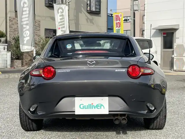 マツダ ロードスター ＲＦ VS 兵庫県 2016(平28)年 5万km マシーングレープレミアムM /メーカーOP ツートンルーフ（ブラック）//ブラウンレザーシート//シートヒーター（運転席、助手席）//BOSEサウンド//純正ナビ//地デジ/DVD/BT/USB//ステアリングリモコン//パドルシフト//オートLEDヘッドランプ//純正17インチAW//ETC//BSM（ブラインドスポットモニタリング）//HBC（ハイビームコントロールシステム）//車線逸脱警報システム//RCTA（リヤクロストラフィックアラート）//スペアキー