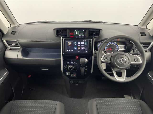 トヨタ ルーミー カスタムG 埼玉県 2025(令7)年 0.1千km ブラックマイカメタリック 純正9インチディスプレイオーディオ/ フルセグTV Bluetooth HDMI CarPlay/バックカメラ/スマートアシスト/衝突回避支援ブレーキ機能/レーンキープアシスト/レーダークルーズコントロール/ロードサインアシスト/先行車発進お知らせ機能/クリアランスソナー /両側パワースライドドア/シートヒーター/LEDオートライト