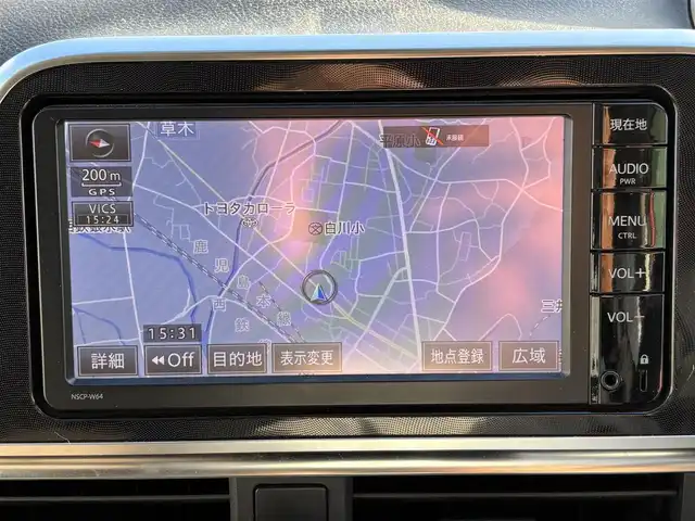 トヨタ シエンタ G 福岡県 2015(平27)年 4万km レッドマイカM バックカメラ/横滑り防止/BT/フルセグTV/SDナビ/ビルトインETC/純正フロアマット/社外アルミホイール/プッシュスタート/スマートキー/スペアキー/両側パワスラ/三列シート