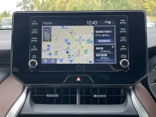 トヨタ ハリアー G 奈良県 2021(令3)年 1.6万km ホワイトパールクリスタルシャイン 純正８インチディスプレイオーディオ/（BT/AppleCarPlay/AndroidAuto）/レーダークルーズコントロール/バックカメラ/前後コーナーセンサー/プリクラッシュセーフティ/レーンキープアシスト/パワーバックドア/ハーフレザーシート/運転席パワーシート/前方ドライブレコーダー/ＥＴＣ２．０/純正18インチＡＷ/保証書/取り扱い説明書/スペアキーX1