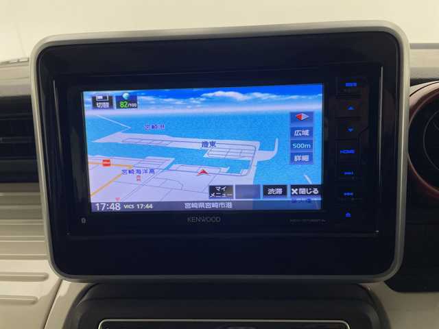 スズキ スペーシア HYBRID X 2トーン 宮崎県 2019(平31)年 3.1万km ツールグリーンパールメタリック/ブラック2トーン 社外ナビ(MDV-D706BTW)/CD/DVD/AM/FM/SD/Bluetooth/フルセグ/両側パワースライドドア/アイドリングストップ/横滑り防止装置/車線逸脱警報/コーナーセンサー/電動格納ミラー/ウィンカーミラー/ドライブレコーダー/バックカメラ/シートヒーター/フロアマット/サイドバイザー/LEDヘッドライト/サーキュレーター/ETC