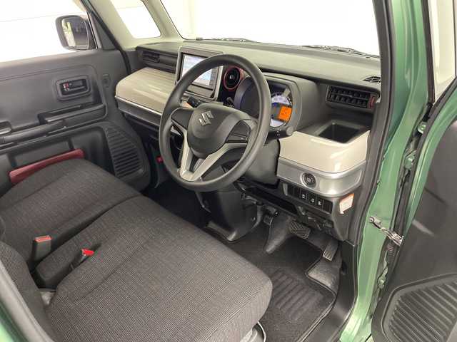 スズキ スペーシア HYBRID X 2トーン 宮崎県 2019(平31)年 3.1万km ツールグリーンパールメタリック/ブラック2トーン 社外ナビ(MDV-D706BTW)/CD/DVD/AM/FM/SD/Bluetooth/フルセグ/両側パワースライドドア/アイドリングストップ/横滑り防止装置/車線逸脱警報/コーナーセンサー/電動格納ミラー/ウィンカーミラー/ドライブレコーダー/バックカメラ/シートヒーター/フロアマット/サイドバイザー/LEDヘッドライト/サーキュレーター/ETC