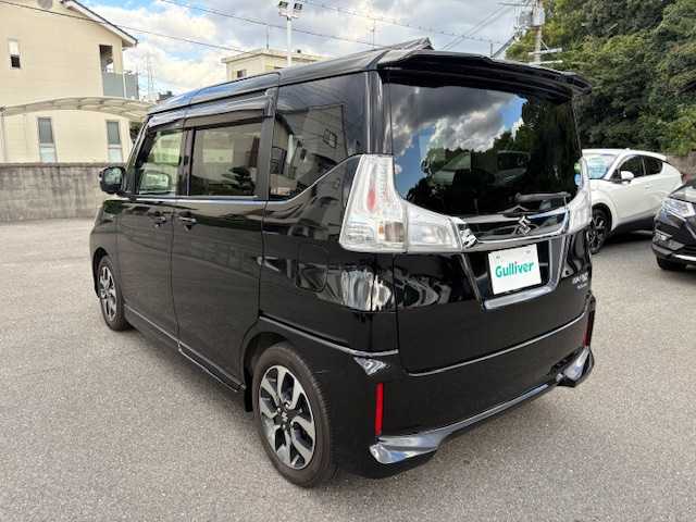 スズキ ソリオ バンディット HV MV 大阪府 2018(平30)年 3.2万km スーパーブラックパール 純正ナビ　/フルセグ　/片側パワースライドドア　/ビルトインＥＴＣ　/プッシュスタート　/スマートキー×２　/純正アルミホイール　/ＬＥＤヘッドライト　/オートライト　/ステアリングスイッチ　/ドアバイザー/電格ミラー