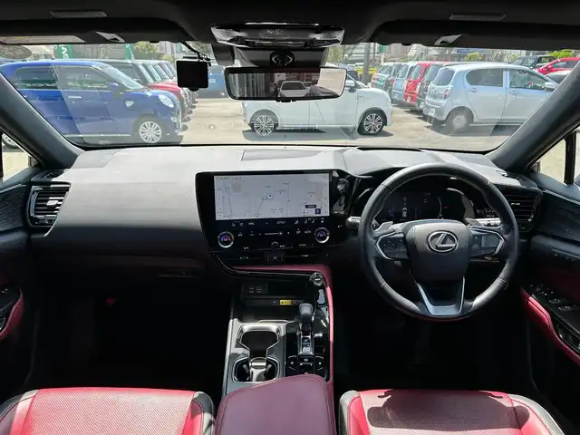 レクサス ＮＸ 250 バージョンL 静岡県 2022(令4)年 1.6万km グラファイトブラックガラスフレーク エンジンスタートボタン/パワーステアリング/パワーウィンドウ/スマートキー/MTモード付きAT/100V充電/アイドリングストップ/AAC/純正メモリナビ（フルセグTV/BT）/純正ETC2.0/サンルーフ/全方位カメラ/前後ドライブレコーダー/D+N席パワーシート/レザーシート/シートヒーター/エアシート/純正アルミホイール/ABS/横滑り防止装置/前後コーナーセンサー/レーンキープアシスト/盗難防止装置/オートライト/オートマチックハイビーム/LEDヘッドライト/衝突軽減システム/W+サイドエアバック/デジタルインナーミラー/オートホールド　/電子ブレーキ