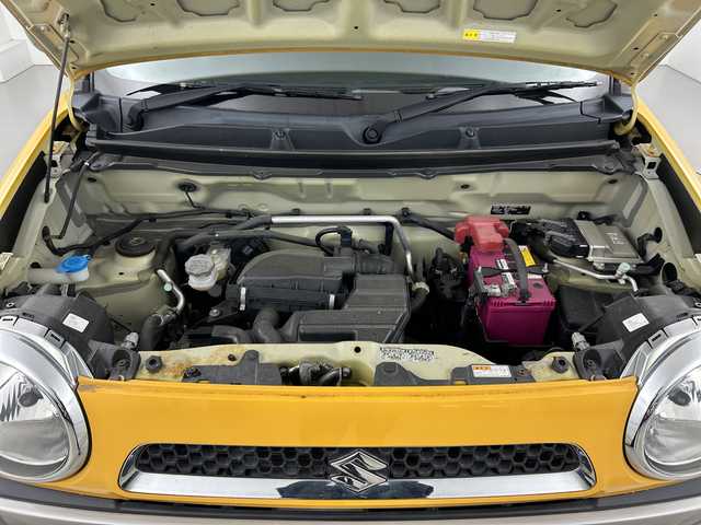 スズキ ハスラー G 愛知県 2016(平28)年 8.6万km アクティブイエロー/ブラック2トーンルーフ 禁煙車/２トーン/７インチナビ/（CD/AM/FM/Bluetooth/ワンセグTV)/衝突軽減ブレーキ/ETC/シートヒーター/アイドリングストップ/横滑り防止装置/ベンチシート/スマートキー/スペアキー有/プッシュスタート/純正フロアマット/オートエアコン/ドアバイザー