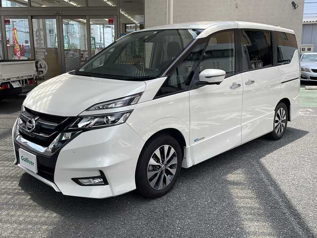 日産 セレナ ハイウェイスター G 大阪府 2016(平28)年 3.5万km ブリリアントホワイトパール ワンオーナー/メモリナビ/フルセグテレビ/バックカメラ/フリップダウンモニター/ウィンカーミラー/クルーズコントロール/ドアバイザー/プッシュスタート/両側パワースライドドア/ETC/新車保証書/取扱説明書