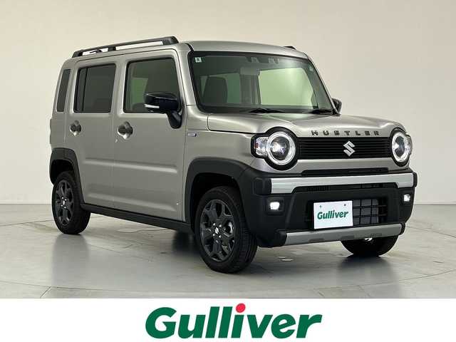 スズキ ハスラー タフワイルド 愛知県 2024(令6)年 0.2万km スチールシルバーM 純正ナビ/・Bluetooth/・CD/DVD/・フルセグテレビ/・SD音楽録音/シートヒーター/衝突軽減ブレーキ/レーンキープアシスト/オートマチックハイビーム/先行車発進お知らせ/誤発進抑制機能/コーナーセンサー/レーダークルーズコントロール/LEDヘッドライト/フォグランプ