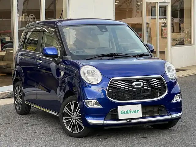 ダイハツ キャスト スタイル G SAⅡ 山口県 2016(平28)年 7.3万km ディープブルークリスタルマイカ 社外ディスプレイオーディオ/　＆バックカメラ/純正フロアマット/純正ドアバイザー/純正LEDヘッドライト/純正フォグランプ/純正15インチアルミ/スマートキー/エンジンプッシュスタート/オートライト/ETC