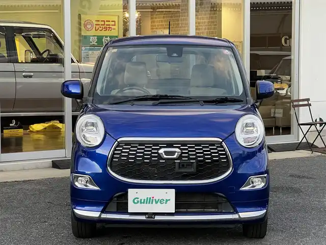 ダイハツ キャスト スタイル G SAⅡ 山口県 2016(平28)年 7.3万km ディープブルークリスタルマイカ 社外ディスプレイオーディオ/　＆バックカメラ/純正フロアマット/純正ドアバイザー/純正LEDヘッドライト/純正フォグランプ/純正15インチアルミ/スマートキー/エンジンプッシュスタート/オートライト/ETC