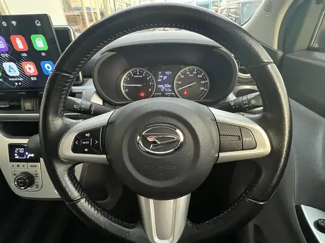 ダイハツ キャスト スタイル G SAⅡ 山口県 2016(平28)年 7.3万km ディープブルークリスタルマイカ 社外ディスプレイオーディオ/　＆バックカメラ/純正フロアマット/純正ドアバイザー/純正LEDヘッドライト/純正フォグランプ/純正15インチアルミ/スマートキー/エンジンプッシュスタート/オートライト/ETC