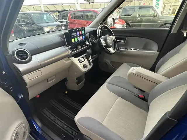 ダイハツ キャスト スタイル G SAⅡ 山口県 2016(平28)年 7.3万km ディープブルークリスタルマイカ 社外ディスプレイオーディオ/　＆バックカメラ/純正フロアマット/純正ドアバイザー/純正LEDヘッドライト/純正フォグランプ/純正15インチアルミ/スマートキー/エンジンプッシュスタート/オートライト/ETC