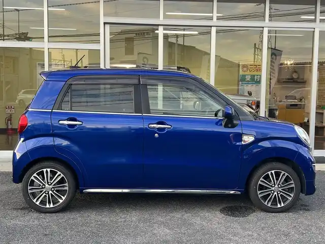 ダイハツ キャスト スタイル G SAⅡ 山口県 2016(平28)年 7.3万km ディープブルークリスタルマイカ 社外ディスプレイオーディオ/　＆バックカメラ/純正フロアマット/純正ドアバイザー/純正LEDヘッドライト/純正フォグランプ/純正15インチアルミ/スマートキー/エンジンプッシュスタート/オートライト/ETC