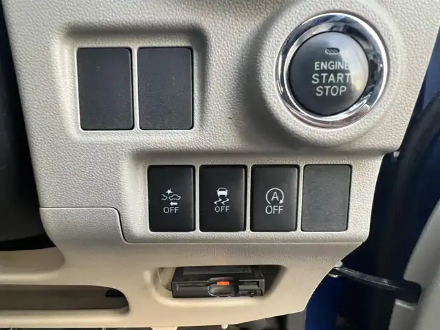 ダイハツ キャスト スタイル G SAⅡ 山口県 2016(平28)年 7.3万km ディープブルークリスタルマイカ 社外ディスプレイオーディオ/　＆バックカメラ/純正フロアマット/純正ドアバイザー/純正LEDヘッドライト/純正フォグランプ/純正15インチアルミ/スマートキー/エンジンプッシュスタート/オートライト/ETC