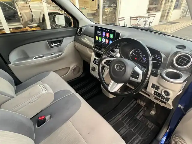 ダイハツ キャスト スタイル G SAⅡ 山口県 2016(平28)年 7.3万km ディープブルークリスタルマイカ 社外ディスプレイオーディオ/　＆バックカメラ/純正フロアマット/純正ドアバイザー/純正LEDヘッドライト/純正フォグランプ/純正15インチアルミ/スマートキー/エンジンプッシュスタート/オートライト/ETC