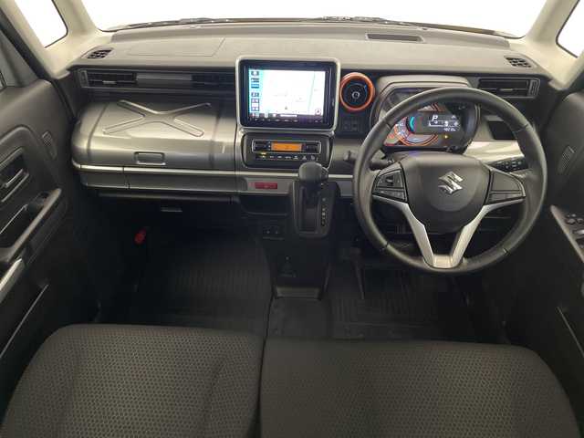 スズキ スペーシア ギア HYBRID XZ 宮崎県 2019(令1)年 4.9万km アクティブイエロー/ガンメタリック2トーン 純正ナビ/Ｂｌｕｅｔｏｏｔｈ/フルセグＴＶ/ＣＤ／ＤＶＤ/アラウンドビューモニター/バックカメラ/両側パワースライドドア/ドライブレコーダー/Ｄ／Ｎ席シートヒーター/コーナセンサー/スペアキー/ＥＴＣ