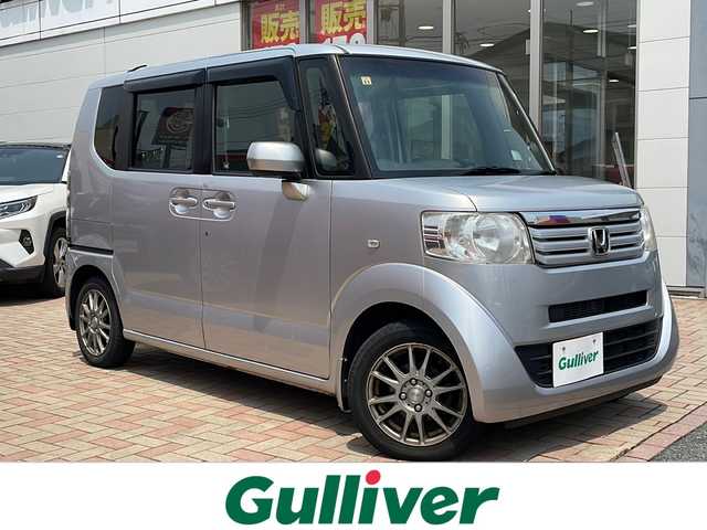 ホンダ Ｎ ＢＯＸ ＋ G 鳥取県 2012(平24)年 15万km アラバスターシルバーメタリック ○スマートキー/○純正ナビ(ワンセグTV/CD/FM)/○ベンチシート/○ETC/○AAC/○USB/○フリップダウンモニター /○社外LED