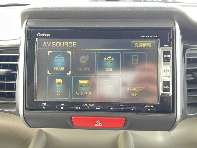ホンダ Ｎ ＢＯＸ ＋ G 鳥取県 2012(平24)年 15万km アラバスターシルバーメタリック ○スマートキー/○純正ナビ(ワンセグTV/CD/FM)/○ベンチシート/○ETC/○AAC/○USB/○フリップダウンモニター /○社外LED