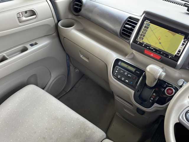 ホンダ Ｎ ＢＯＸ ＋ G 鳥取県 2012(平24)年 15万km アラバスターシルバーメタリック ○スマートキー/○純正ナビ(ワンセグTV/CD/FM)/○ベンチシート/○ETC/○AAC/○USB/○フリップダウンモニター /○社外LED