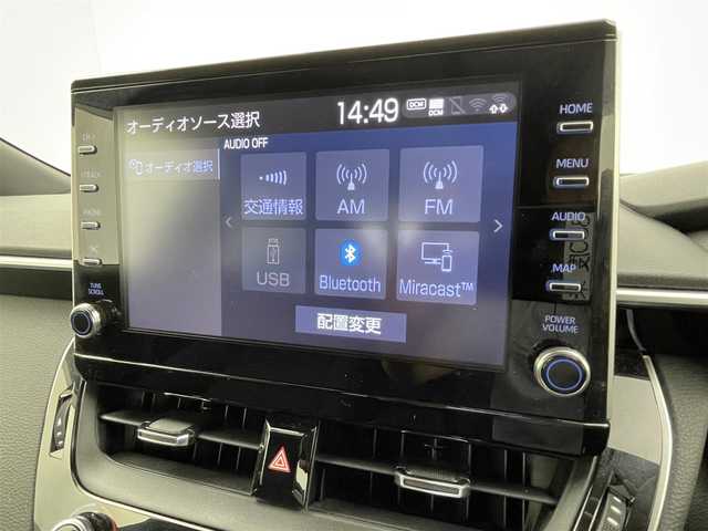 トヨタ カローラ スポーツ ハイブリッドG 群馬県 2022(令4)年 1.6万km アティチュードブラックマイカ/プラチナホワイトパールマイカ 純正ディスプレイオーディオ　バックカメラ　レーダークルーズコントロール　ＬＥＤライト　ＡＨＢ　シートヒーター　純正１６インチＡＷ　クリアランスソナー　ドライブレコーダー　プッシュスタート　禁煙車