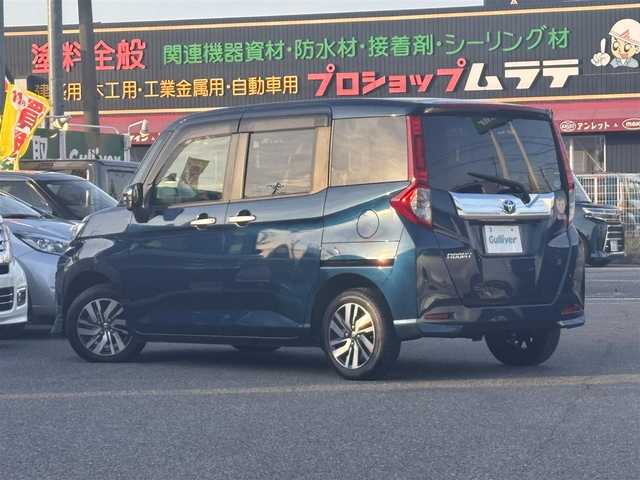 トヨタ ルーミー カスタムG 愛知県 2019(令1)年 1.5万km レーザーブルークリスタルシャイン /禁煙/ワンオーナー//ディーラー整備記録簿R3.4.6//純正9型ナビ/フルセグ/BT/CD/DVD/MSV//バックカメラ/ビルトインETC/純正ドラレコ//純正12型フリップダウンモニター//両側パワースライドドア//革巻きステア/ステアスイッチ//前席シートヒーター/シートリフター//クルーズコントロール//先行車発進告知/アイドリングストップ/横滑り防止//LDA/PCS//純正14インチAW//プッシュスタート/スマートキー//LEDオートライト/オートハイビーム/LEDフォグ//オートリトラウィンカーミラー//リアロールサンシェード//シートバックテーブル//コーナーセンサー//純正フロアマット//純正ドアバイザー//保証書//取扱説明書//スペアスマートキー有り