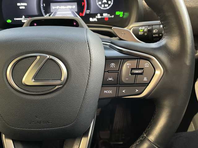 レクサス ＬＢＸ クール 愛知県 2024(令6)年 1.3万km 黒／グレー 純正10型ディスプレイオーディオ　ナビ機能なし/全方位カメラ/レーダークルーズコントロール/シートヒーター/バックカメラ/電動リアゲート/パワーシート/コーナーセンサー/純正アルミホイール/ブラインドスポットモニター/LEDヘッドライト/パドルシフト/ステアリングヒーター/オートマチックハイビーム/衝突軽減システム/Bluetooth/ステアリングスイッチ/スマートキー/プッシュスタート