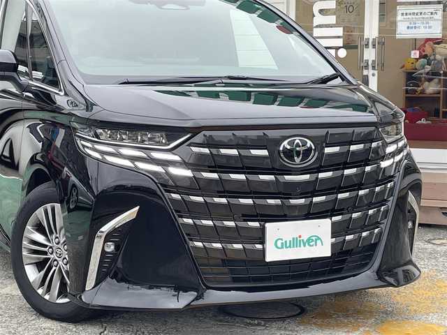 トヨタ アルファード Z 神奈川県 2023(令5)年 1万km ブラック ワンオーナー/純正コネクティッドナビ/　（Bluetooth・USB・Miracast・HDMI）/フルセグTV/純正フリップダウンモニター/左右独立ムーンルーフ/両側パワースライドドア/トヨタセーフティセンス/パノラミックビューモニター/パワーバックドア/LEDヘッドライト/LEDフォグライト/置くだけ充電/前後ドライブレコーダー/ステアリングヒーター/前席シートヒーター/エアシート/2列目シートヒーター/エアシート/ビルトインETC2.0/スマートキー×2/保証書/取扱説明書