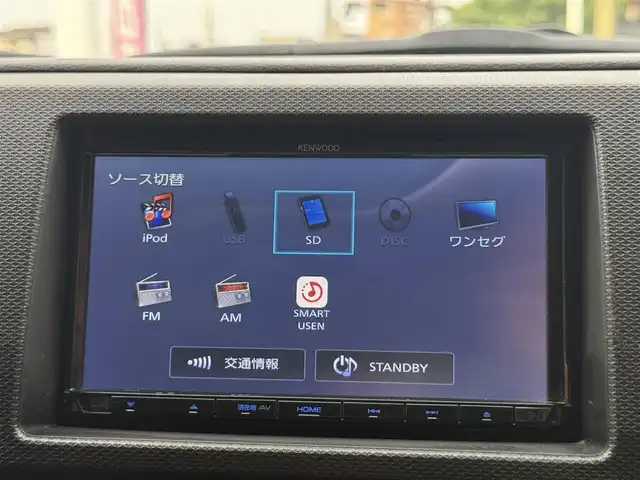 スズキ アルト ワークス 香川県 2016(平28)年 8.9万km ピュアレッド 社外SDナビ/CD/DVD再生/純正15インチアルミ/キセノンヘッドライト/HKSマフラー/デジタルミラー/スマートキー/マット