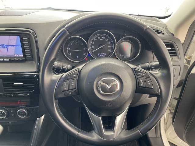 マツダ ＣＸ－５ XD 愛知県 2014(平26)年 6.8万km クリスタルホワイトパールマイカ 純正ナビ/レーダークルーズコントロール/CD DVD/Bluetooth/バックカメラ/LEDヘッドライト/キャリパー/ETC/ステアリングスイッチ/スマートキー/プッシュスタート