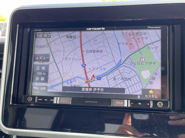 スズキ スペーシア カスタム HYBRID XS 愛媛県 2019(平31)年 5.5万km ブルーイッシュブラックパール3 カロッツェリア製ナビ/デュアルセンサーブレーキサポート　/Ｂｌｕｅｔｏｏｔｈ　/ＴＶ　/両側パワスラ　/バックカメラ　/ドラレコ　/ステアリングスイッチ　/シートヒーター　/パーキングセンサー　/ＬＥＤライト　/ＥＴＣ/スマートキー/コーナーセンサー/レーンアシスト/衝突軽減