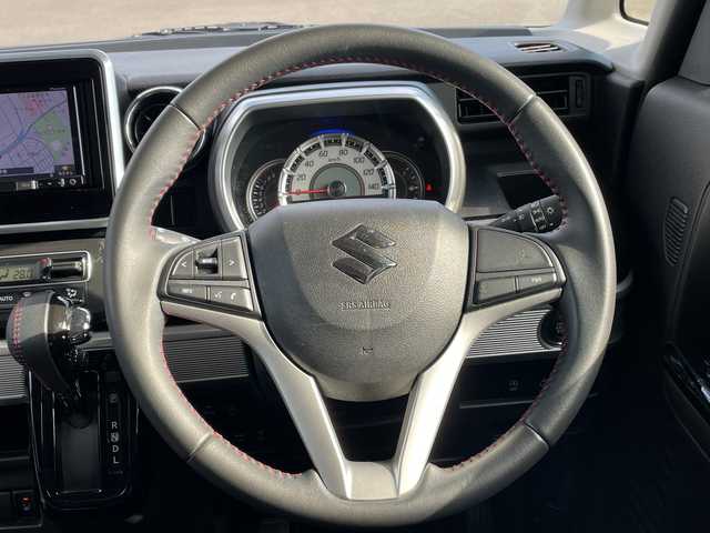 スズキ スペーシア カスタム HYBRID XS 愛媛県 2019(平31)年 5.5万km ブルーイッシュブラックパール3 カロッツェリア製ナビ/デュアルセンサーブレーキサポート　/Ｂｌｕｅｔｏｏｔｈ　/ＴＶ　/両側パワスラ　/バックカメラ　/ドラレコ　/ステアリングスイッチ　/シートヒーター　/パーキングセンサー　/ＬＥＤライト　/ＥＴＣ/スマートキー/コーナーセンサー/レーンアシスト/衝突軽減