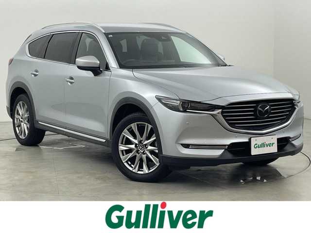 マツダ ＣＸ－８ XD Lパッケージ 熊本県 2017(平29)年 4.7万km ソニックシルバーM 純正ナビ　/全方位カメラ　/ＢＯＳＥサウンド　/ＥＴＣ　/レーダークルコン　/コーナーセンサー　/衝突軽減　/レーンキープ　/ＢＳＭ　/ＭＴモード付き　/シートヒーター　/ステアリングヒーター　/パワーバックドア　/Ｗエアコン