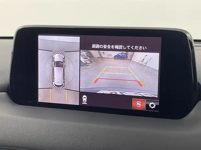 マツダ ＣＸ－８ XD Lパッケージ 熊本県 2017(平29)年 4.7万km ソニックシルバーM 純正ナビ　/全方位カメラ　/ＢＯＳＥサウンド　/ＥＴＣ　/レーダークルコン　/コーナーセンサー　/衝突軽減　/レーンキープ　/ＢＳＭ　/ＭＴモード付き　/シートヒーター　/ステアリングヒーター　/パワーバックドア　/Ｗエアコン