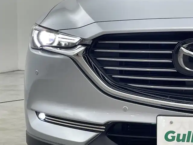 マツダ ＣＸ－８ XD Lパッケージ 熊本県 2017(平29)年 4.7万km ソニックシルバーM 純正ナビ　/全方位カメラ　/ＢＯＳＥサウンド　/ＥＴＣ　/レーダークルコン　/コーナーセンサー　/衝突軽減　/レーンキープ　/ＢＳＭ　/ＭＴモード付き　/シートヒーター　/ステアリングヒーター　/パワーバックドア　/Ｗエアコン