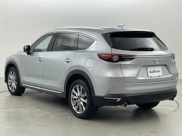 マツダ ＣＸ－８ XD Lパッケージ 熊本県 2017(平29)年 4.7万km ソニックシルバーM 純正ナビ　/全方位カメラ　/ＢＯＳＥサウンド　/ＥＴＣ　/レーダークルコン　/コーナーセンサー　/衝突軽減　/レーンキープ　/ＢＳＭ　/ＭＴモード付き　/シートヒーター　/ステアリングヒーター　/パワーバックドア　/Ｗエアコン