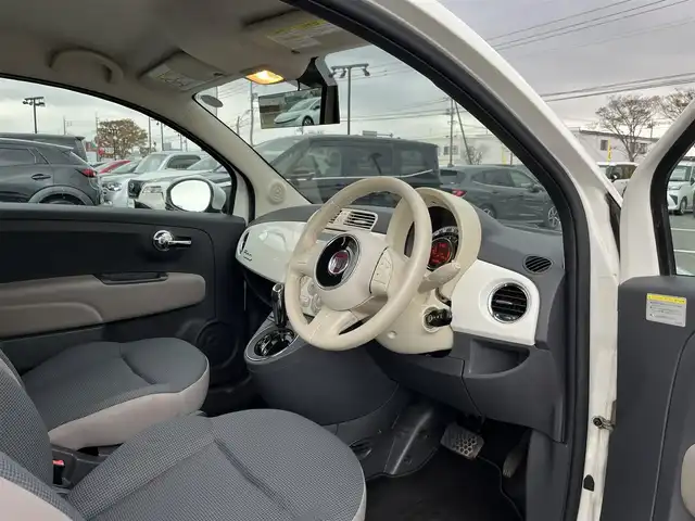 フィアット ５００Ｃ 1．2 ポップ 鳥取県 2015(平27)年 4.6万km 白 純正CDオーディオ/バックカメラ/横滑り防止装置/キーレスキー/MTモード付AT/キセノンヘットライト/フォグライト/ステアリングスイッチ/フロアマット/純正ホイールキャップ/スペアキー