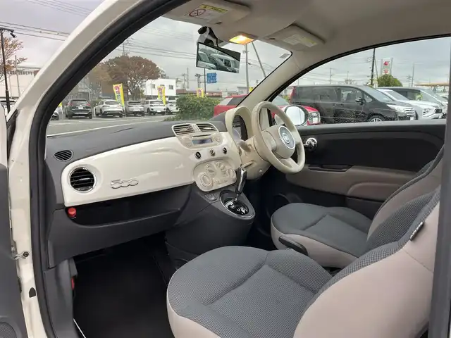 フィアット ５００Ｃ 1．2 ポップ 鳥取県 2015(平27)年 4.6万km 白 純正CDオーディオ/バックカメラ/横滑り防止装置/キーレスキー/MTモード付AT/キセノンヘットライト/フォグライト/ステアリングスイッチ/フロアマット/純正ホイールキャップ/スペアキー