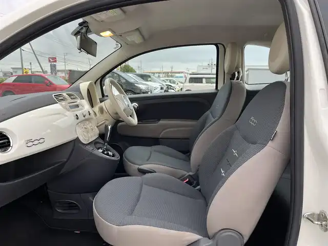 フィアット ５００Ｃ 1．2 ポップ 鳥取県 2015(平27)年 4.6万km 白 純正CDオーディオ/バックカメラ/横滑り防止装置/キーレスキー/MTモード付AT/キセノンヘットライト/フォグライト/ステアリングスイッチ/フロアマット/純正ホイールキャップ/スペアキー