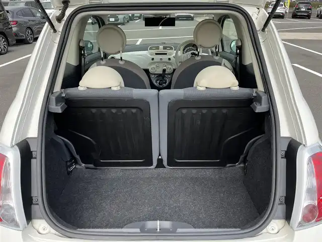 フィアット ５００Ｃ 1．2 ポップ 鳥取県 2015(平27)年 4.6万km 白 純正CDオーディオ/バックカメラ/横滑り防止装置/キーレスキー/MTモード付AT/キセノンヘットライト/フォグライト/ステアリングスイッチ/フロアマット/純正ホイールキャップ/スペアキー