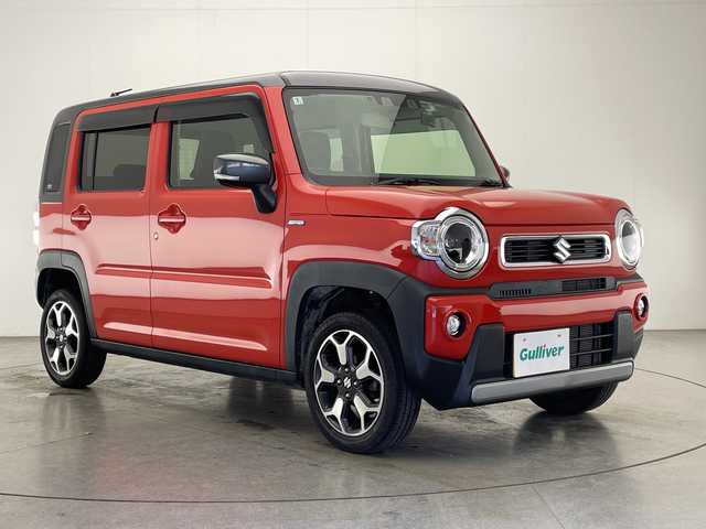 スズキ ハスラー HYBRID X 宮崎県 2020(令2)年 2万km バーミリオンオレンジ/ガンメタリック2トーン 社外ナビ(MDV-D708BTW)/CD/DVD/AM/FM/SD/Bluetooth/フルセグ/衝突軽減ブレーキ/アイドリングストップ/横滑り防止装置/車線逸脱警報/コーナーセンサー/D/N席シートヒーター/ステアリングスイッチ/電動格納ミラー/ウィンカーミラー/ドライブレコーダー/LEDヘッドライト/サイドバイザー/フロアマット/バックカメラ/スマートキー/ETC