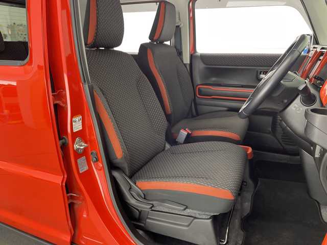 スズキ ハスラー HYBRID X 宮崎県 2020(令2)年 2万km バーミリオンオレンジ/ガンメタリック2トーン 社外ナビ(MDV-D708BTW)/CD/DVD/AM/FM/SD/Bluetooth/フルセグ/衝突軽減ブレーキ/アイドリングストップ/横滑り防止装置/車線逸脱警報/コーナーセンサー/D/N席シートヒーター/ステアリングスイッチ/電動格納ミラー/ウィンカーミラー/ドライブレコーダー/LEDヘッドライト/サイドバイザー/フロアマット/バックカメラ/スマートキー/ETC