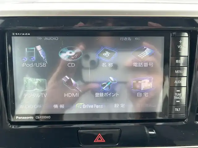 三菱 ｅＫスペース G 岡山県 2014(平26)年 7.9万km アメジストブラック 登録時走行距離78125km/社外ナビ/フルセグTV(AM.FM.CD.TV.BT)/両側パワースライドドア/スマートキー/バックカメラ/ETC/前後ドライブレコーダー/横滑り防止装置/アイドリングストップ/純正フロアマット/プッシュスタート/ドアバイザー/電動格納ミラー