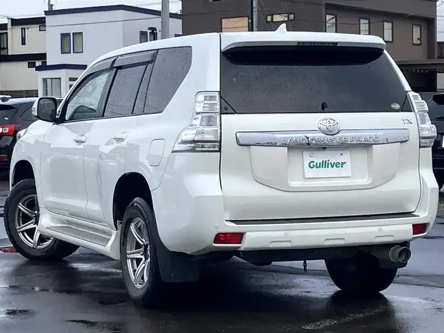 トヨタ ランドクルーザー プラド TX Lパッケージ 道南・函館 2016(平28)年 6.8万km ホワイトパールクリスタルシャイン /純正ナビ//フルセグTV//寒冷地仕様//バックカメラ//シートヒーター//ETC//パワーシート//コーナーセンサー//クルーズコントロール//オートライト//HIDヘッドライト//ステアリングスイッチ
