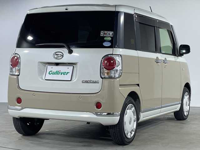 ダイハツ ムーヴ キャンバス G メイクアップ SA Ⅲ 福岡県 2018(平30)年 5.3万km パールホワイトⅢ/ナチュラルベージュマイカメタリック 2トーン 禁煙車/社外メモリナビ/・CD/DVD/BT/フルセグTV/・バックモニター/スマートアシスト３/両側パワースライドドア/ドライブレコーダー前後/LEDヘッドライト/・オートライト/・フォグランプ/スマートキー/・スペアキー/・プッシュスタート/アイドリングストップ/純正フロアマット/純正ドアバイザー